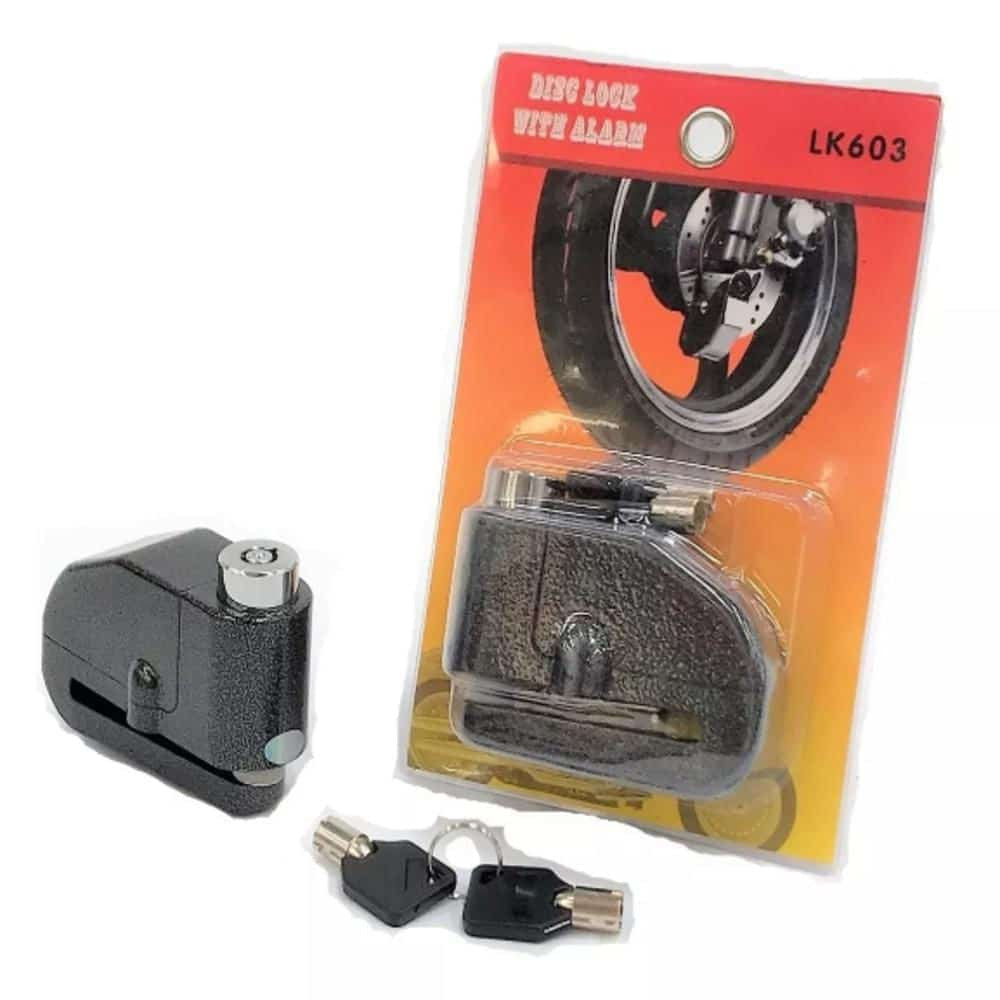 Candado para freno con alarma