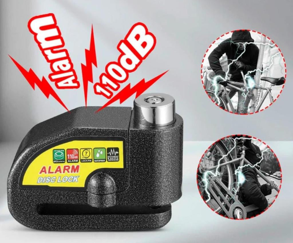 Candado para freno con alarma