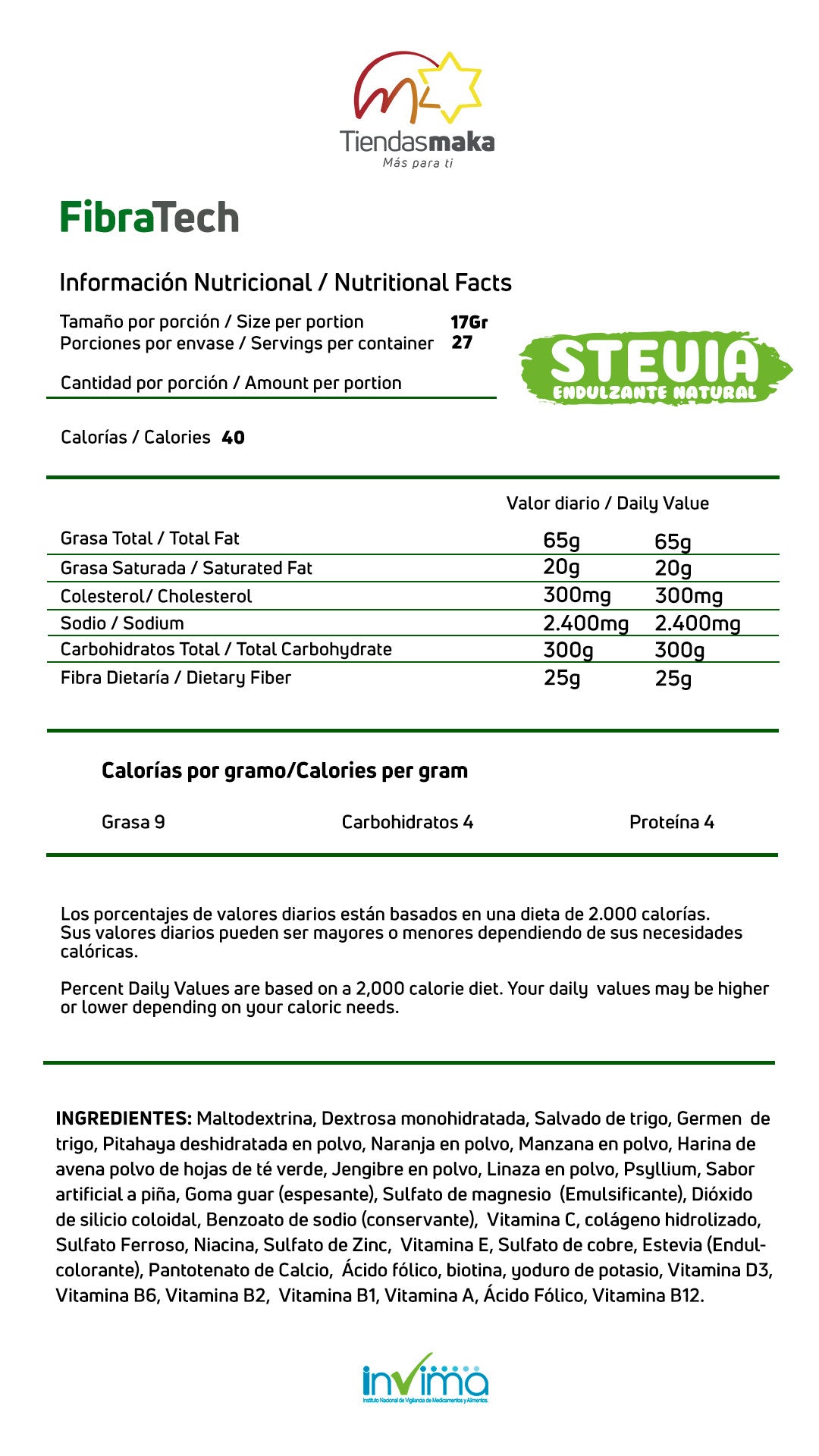Colonterapia - Fibra para el Colon