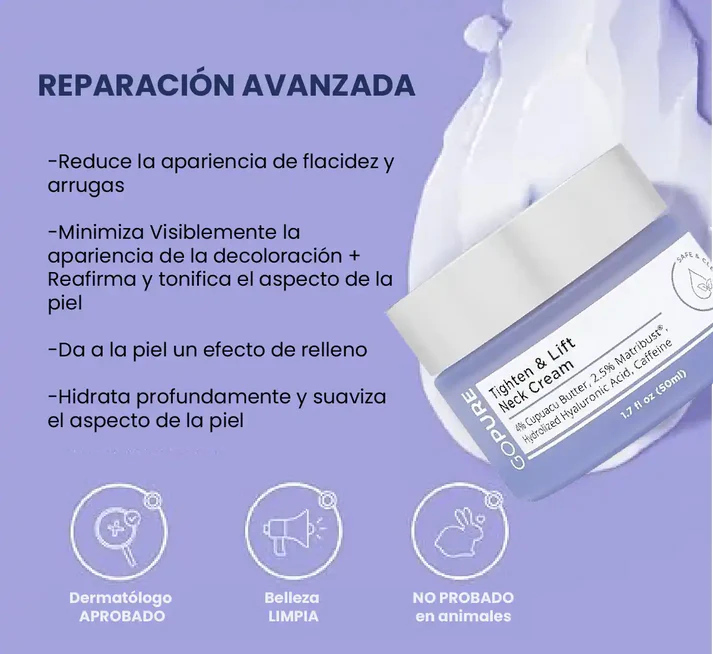 Crema Tonificadora Cuello GoPure ®