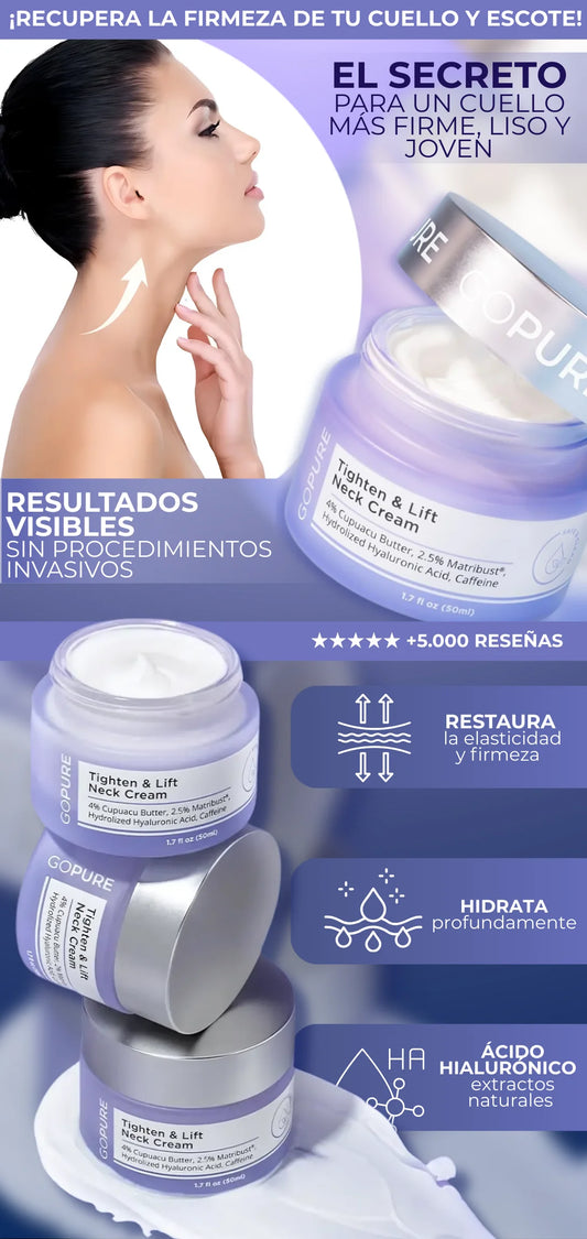 Crema Tonificadora Cuello GoPure ®